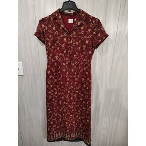 Women's Emma James Maxi Dress Size 6 Floral Fairy Feminine Peasant Office Church